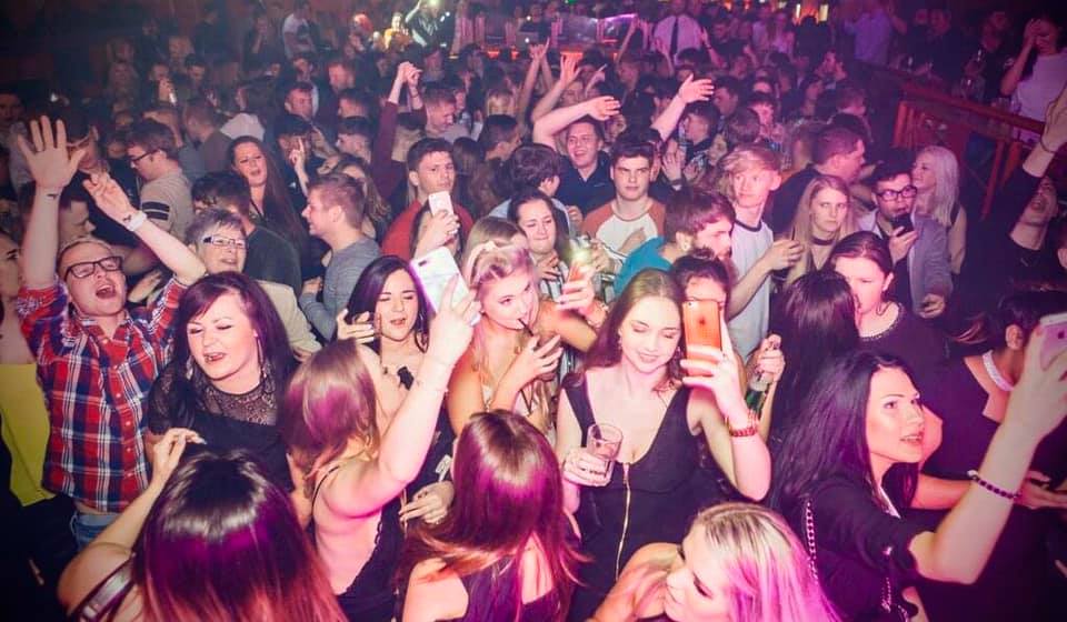 Crowd at The Palace Nightclub