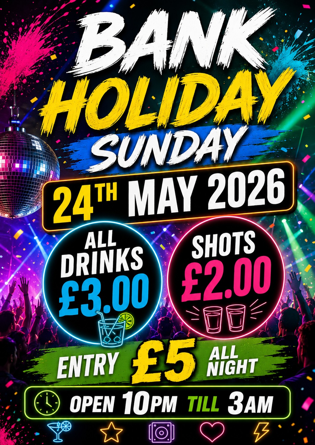 Bank Holiday Sunday at The Palace Bridgwater