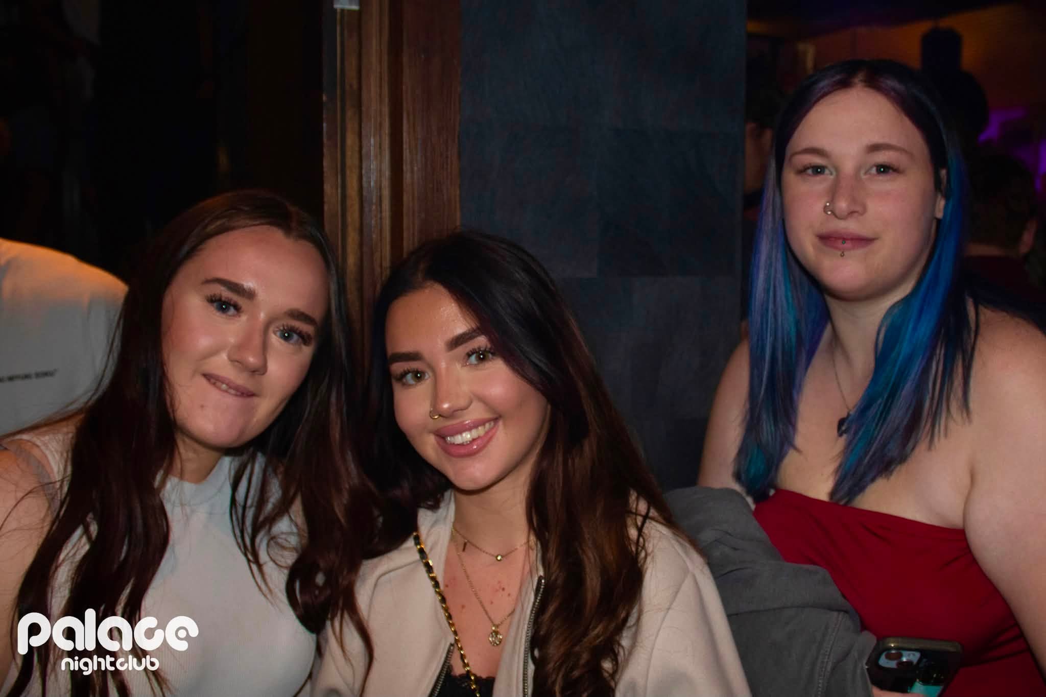 Saturday 1st August night out at The Palace