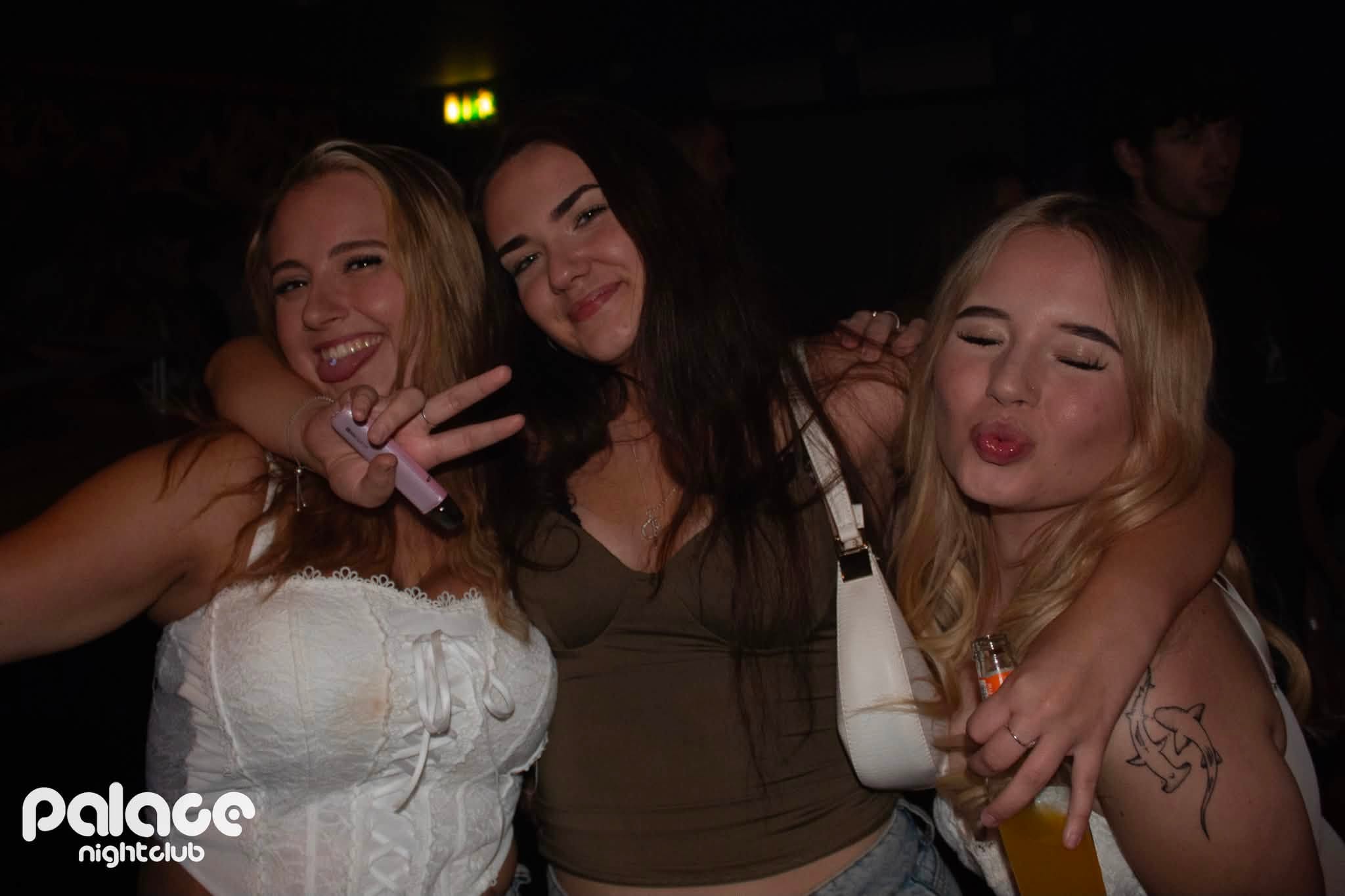 Saturday 1st August night out at The Palace